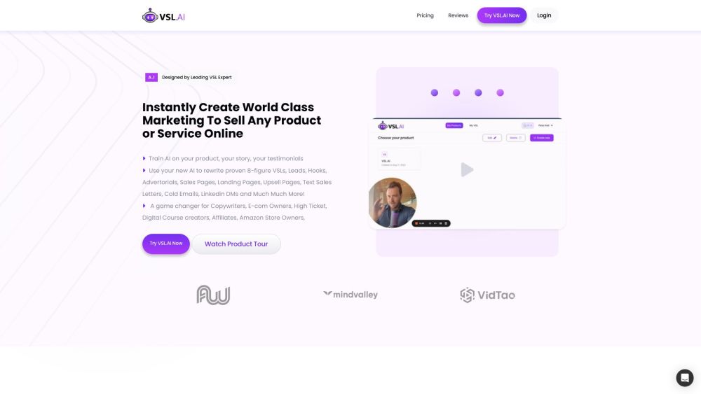 VSL.AI: AI Video Ads Creator with Advanced Features for High-Converting Marketing Results
