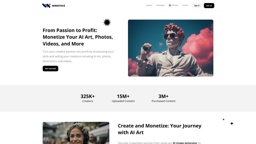 Wirestock : Sell Photos, AI Art, Videos, Monetize Your Creativity Today