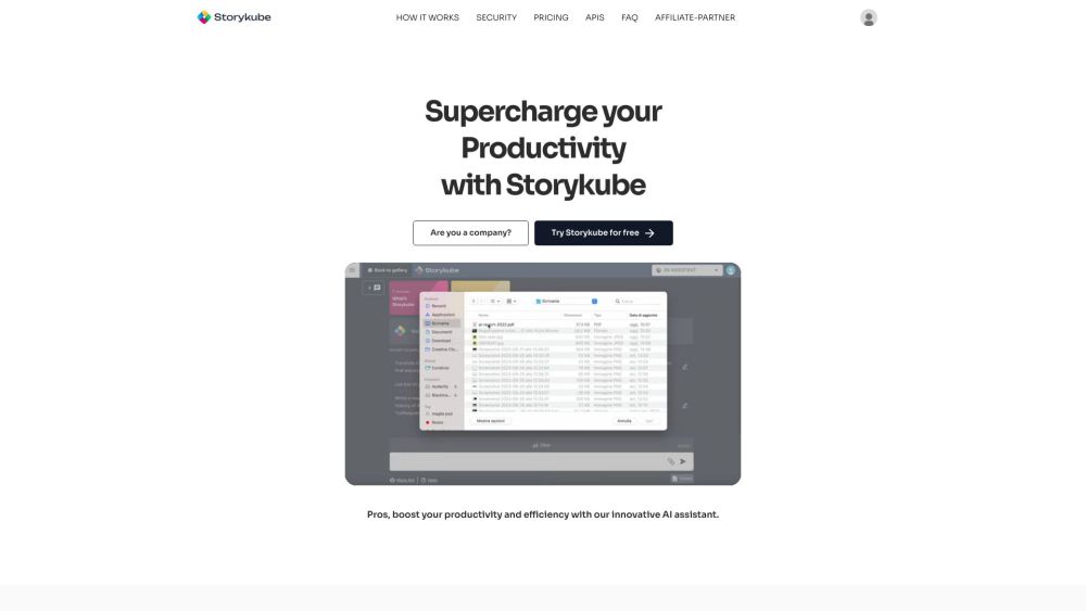 Storykube: Chat, Image Gen, Doc Analysis — All-in-One AI Platform