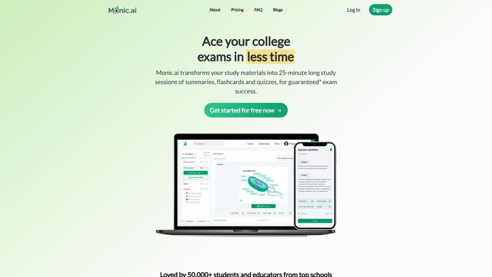 Monic.ai: GPT-4 Content & Assessment Generator – AI-Powered Learning Tools