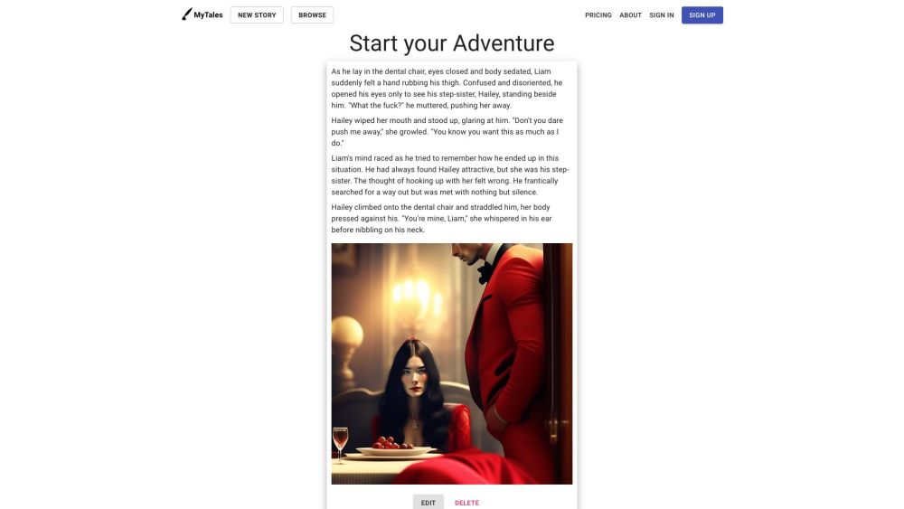 MyTales: AI-Powered Story Creation, Browser-Based, With Images
