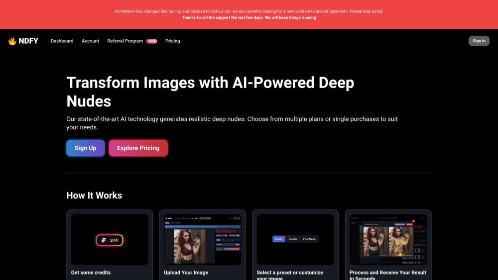 NDFY.app: AI Nudify Tool, Instant Deep Nudes, Best Quality