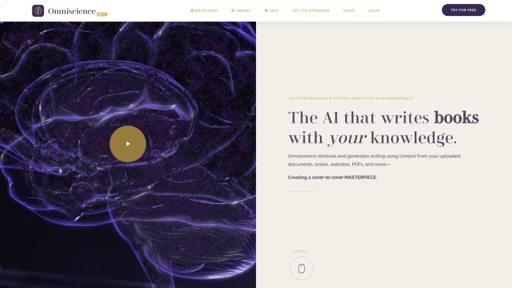 Omniscience: AI Turns Docs & Ideas Into Bestselling Books
