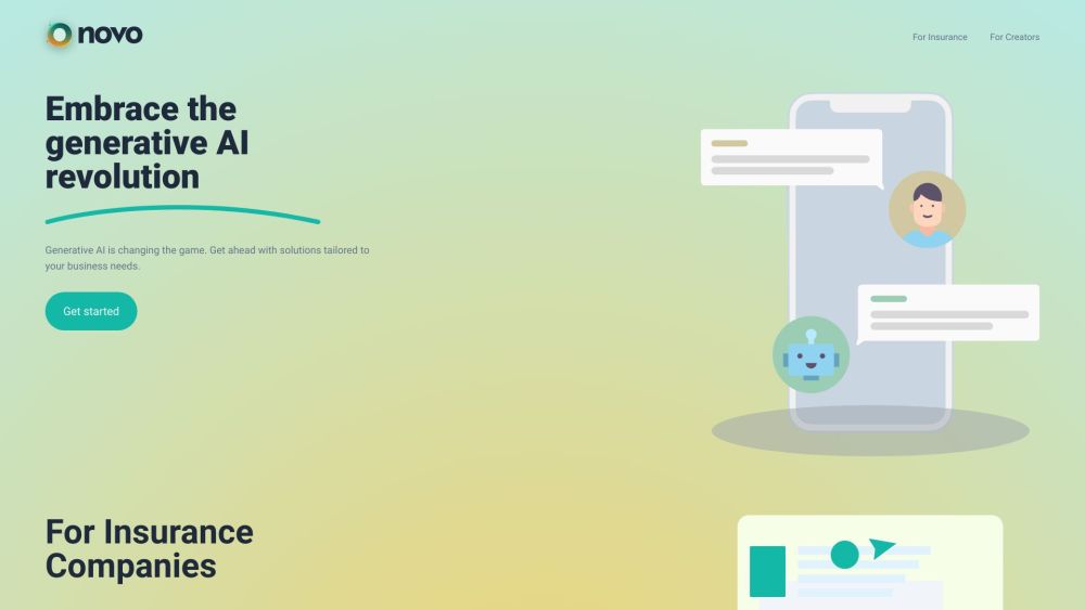 Novo AI: Generative AI Tools for 10x Business Growth & Efficiency