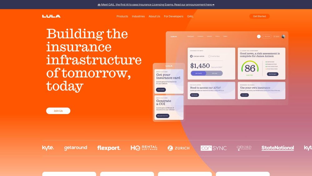LULA: Seamless, Smart, Secure Insurance Infrastructure Today