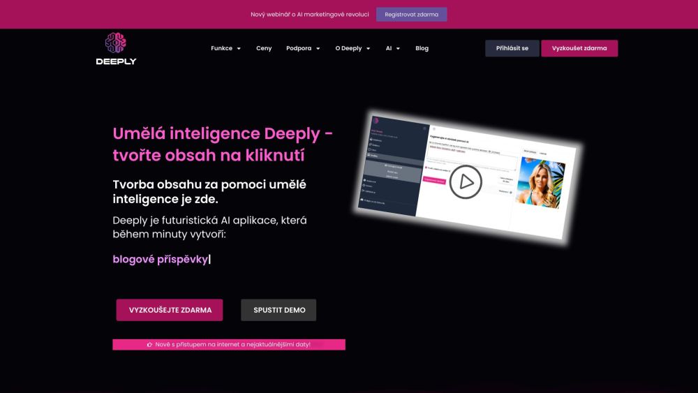 Deeply AI: Create Pro Content & Graphics with One Click Easily