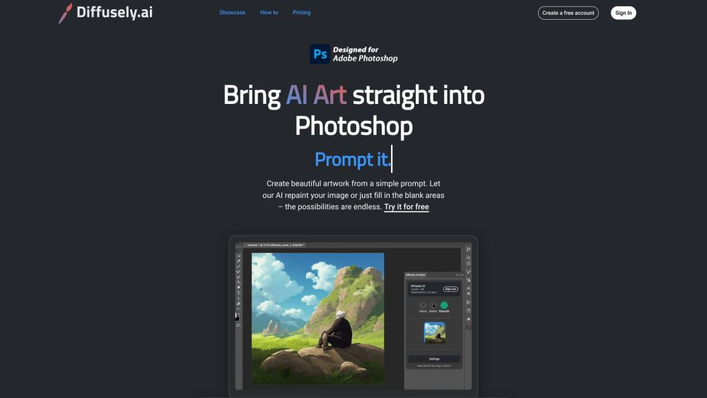 Diffusely AI Art Plugin: Transform Art Instantly in Photoshop