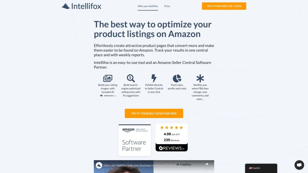 Intellifox: Swift Amazon Sync & Sales Boost : Optimize Fast