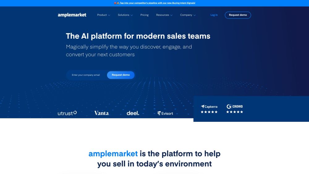 Amplemarket: AI-Powered Lead Intelligence for Sales Teams