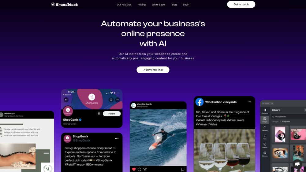 Brandblast: AI-Driven Social Media Content for SME Growth