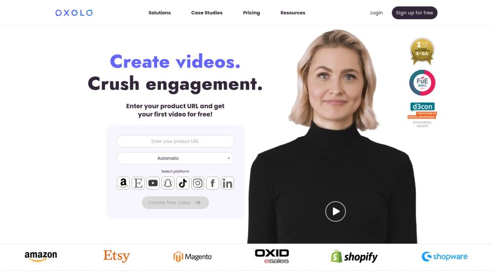 Oxolo : Effortless Video Creation with AI, Transform Ideas into Content