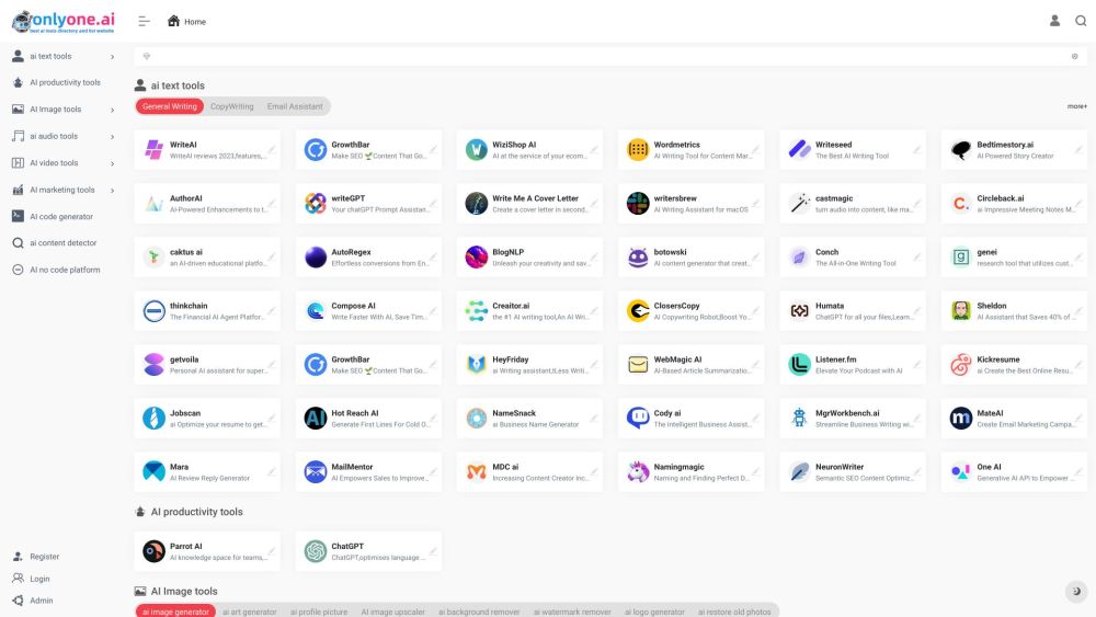 Only One AI: Best AI Tools & Largest Web Directory List