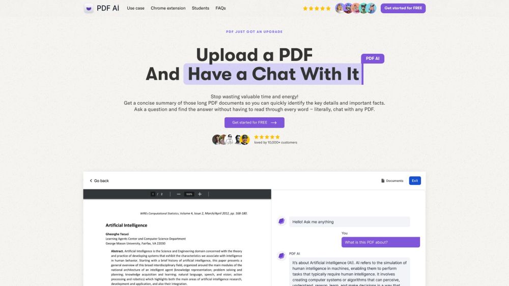 PDF AI: Chat with Any PDF Instantly, Get Precise Answers