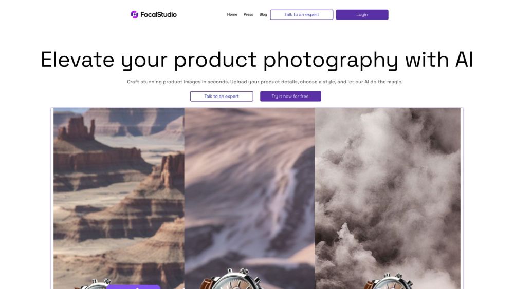 FocalStudio: AI-Generated Product Photos, No Skills Needed