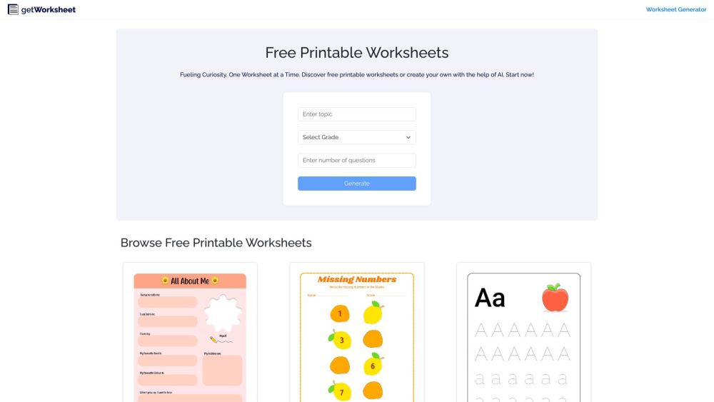 Get Worksheet: Free Printable Worksheets & Educational Resources for Teachers, Parents, Students!
