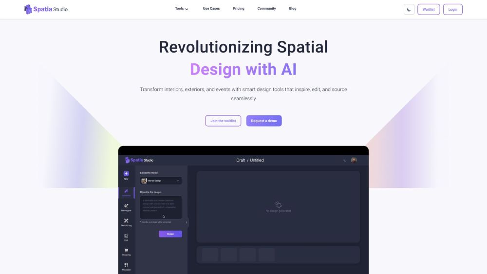 Spatia Studio: AI-Driven Spatial Design Tools for Business Innovation