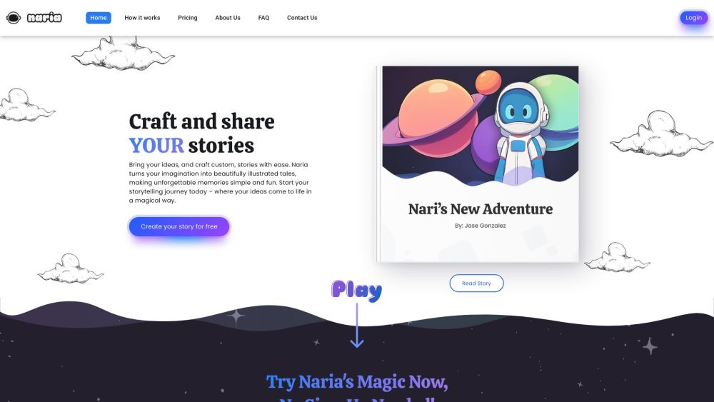Naria: Free Digital Stories, Beautiful Illustrations, Print $19.99