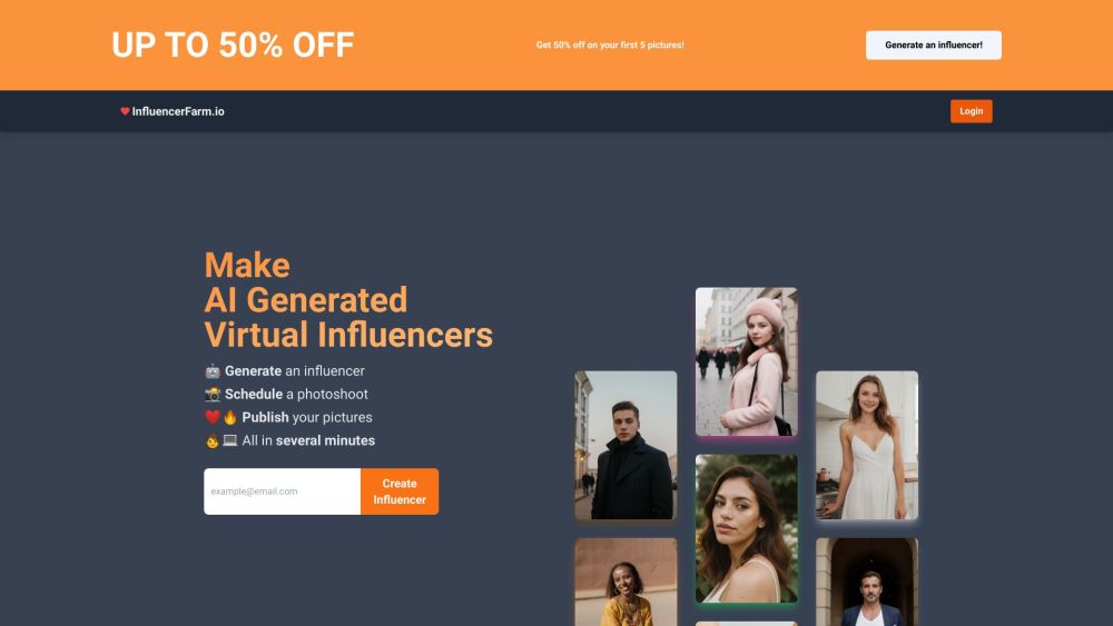 InfluencerFarm : AI-Generated Virtual Influencers Made Easy