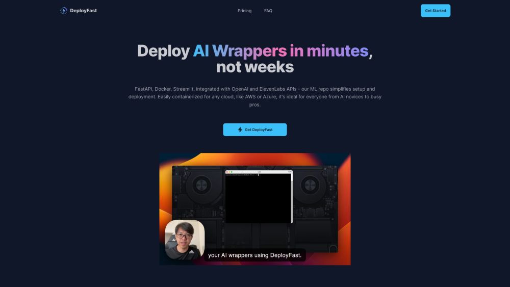 AI Wrapping: Expert-Fast, Efficient Development with DeployFast
