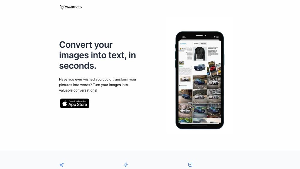 ChatPhoto: AI Image To Text : Convert Images, Ask & Know More