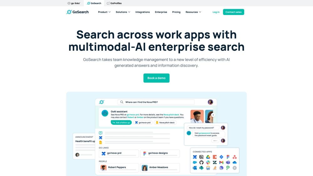 GoSearch : Instant Answers & Enterprise Search via GenAI