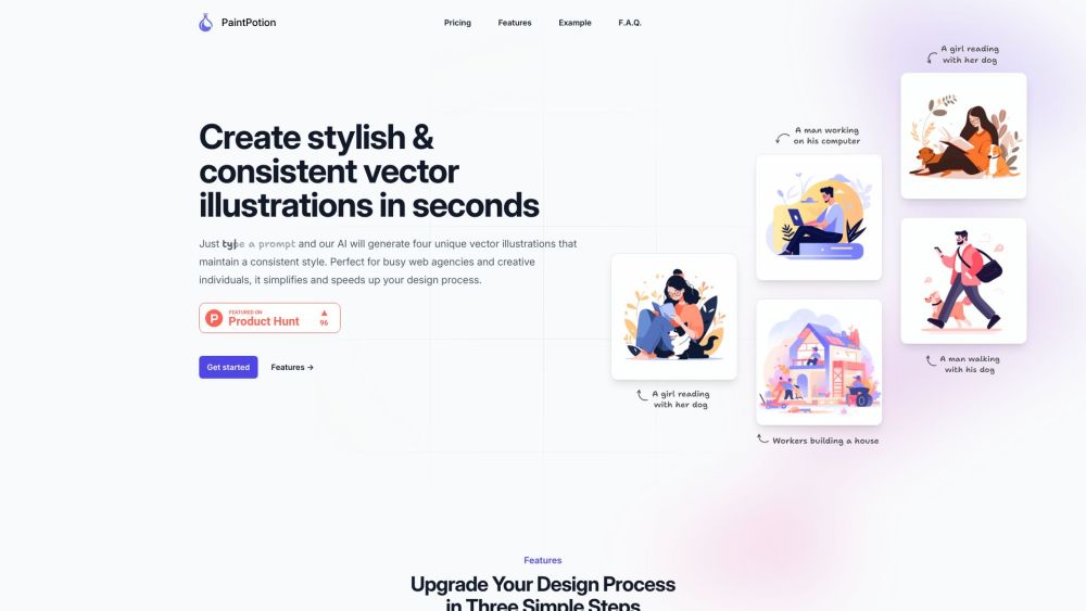 Paint Potion : AI-Powered Vector Art in Seconds