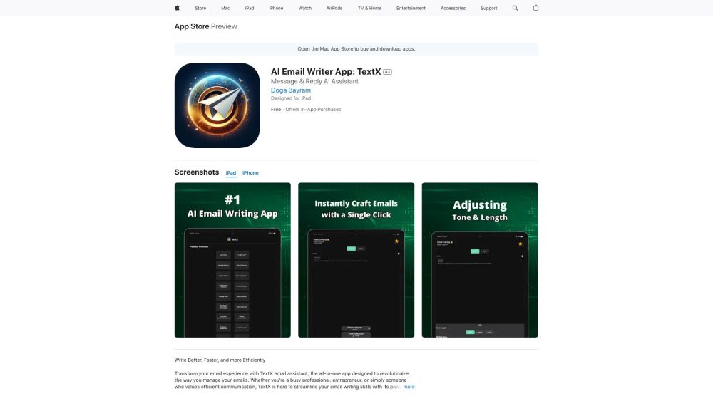 TextX: AI Email Assistant for Smarter Professional Communication