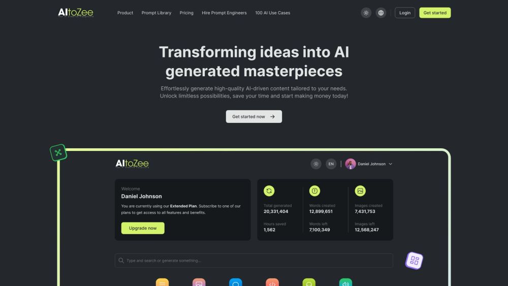 AItoZee: AI Code, Content & Image Tools for Developers & Creators