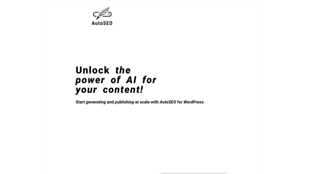 AutoSEO: AI-Powered WordPress Tools for Enhanced SEO & Engagement