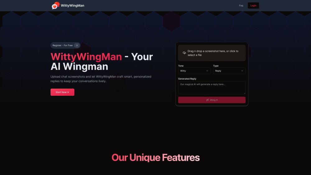 WittyWingMan: Smart, Personalized, Witty Replies for Genuine Connections