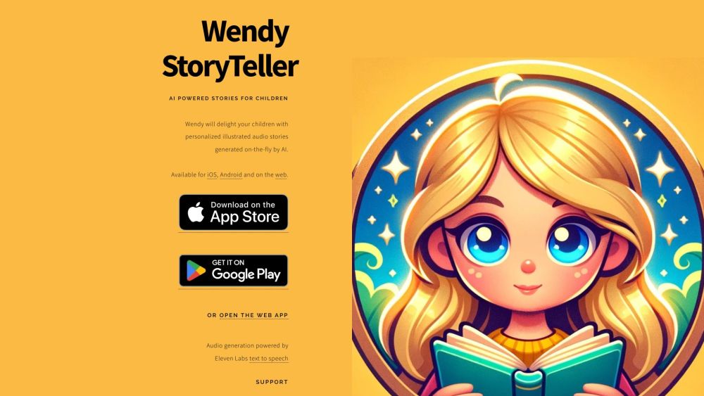 Wendy StoryTeller: Personal, Interactive, Magical Kids' Stories