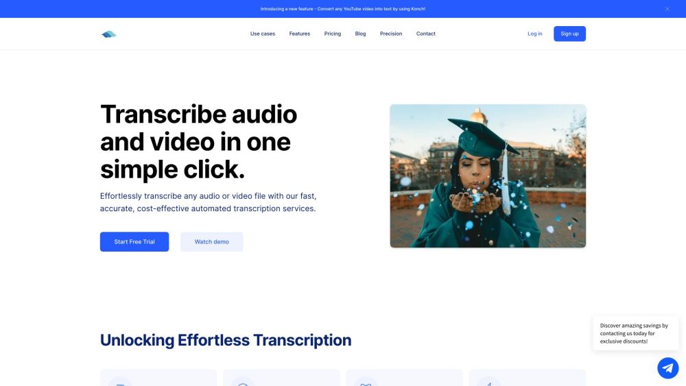 Konch: 49 Langs, 99% Accurate Transcription, 30 Translations