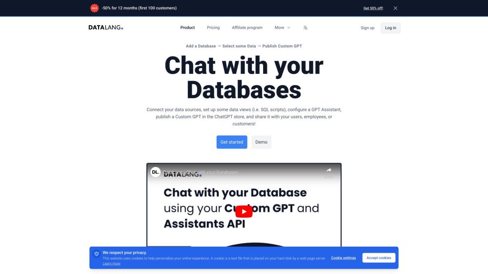 DataLang: Chat, Query, Insights – Effortless Database Conversations