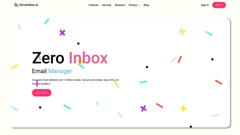 ZeroInbox.ai : Simplest AI Email Organizer - Fast & Effortless