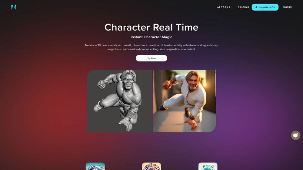 Museclip.ai: 3D Characters, Magic Brush, Text-Prompt Editing