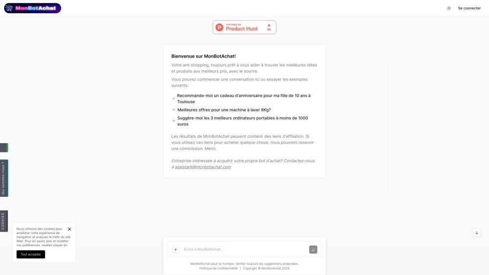 MonBotAchat : AI-Powered Shopping Assistant for Expert Tips