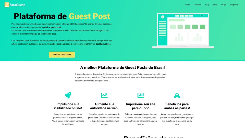 ZaraGuest: Guest Post Sharing Platform for SEO Growth