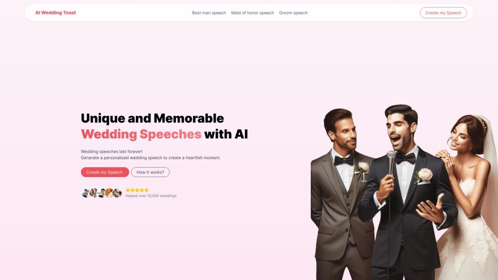 AI Wedding Toast: Craft Personalized, Heartfelt Speeches Perfect