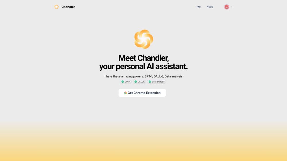 Chandler : AI Queries, Image Gen, Data Analysis, Affordable Assistant