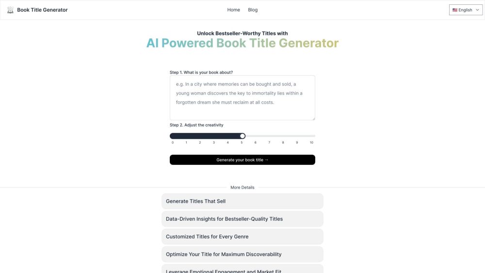 AI Book Title Generator: Boost Sales, Enhance Discoverability & Craft Bestsellers