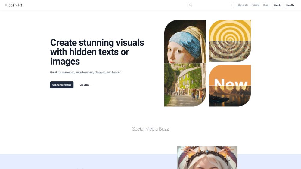 HiddenArt.AI: Create & Share Art with Hidden Secrets Online