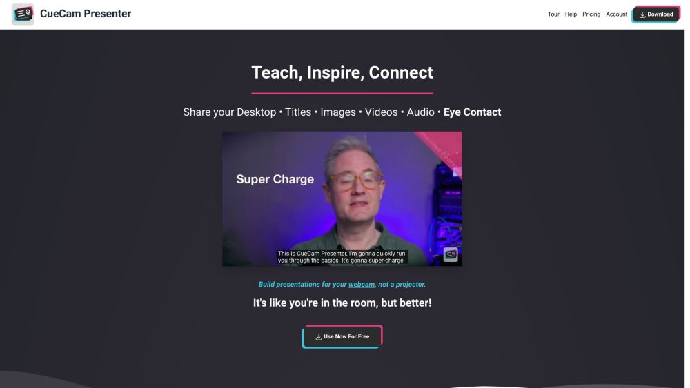 CueCam: Virtual Cam/Mic, Screen Share, iPhone/iPad for Mac
