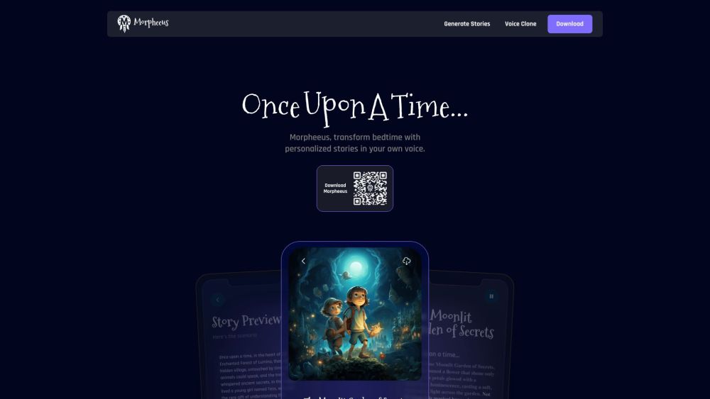 Morpheeus: Interactive Storytelling, Bring Characters to Life