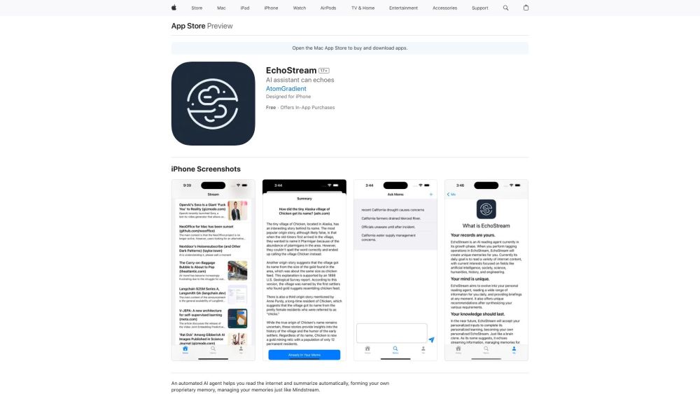 EchoStream: Summarized Insights, Curated Stories, Key Takeaways