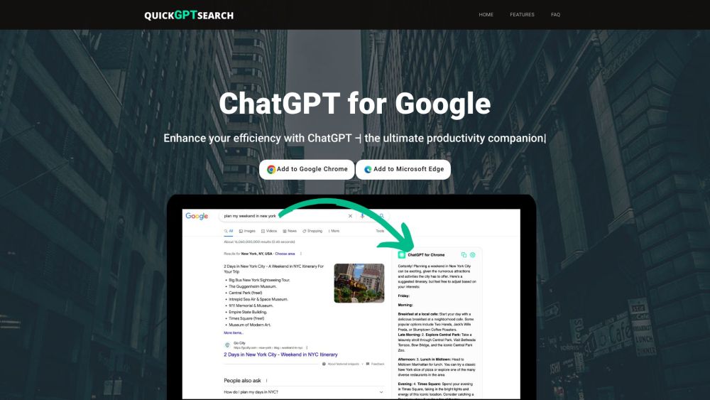 ChatGPT Chrome Ext: Free, Quick AI Access, Simplify Workflow