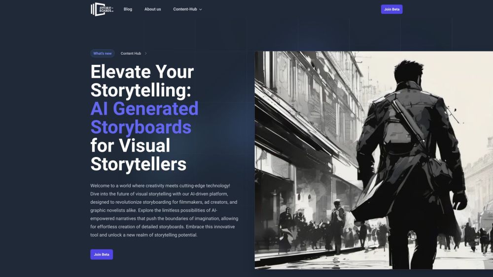 Story-Boards.ai : AI-Crafted Storyboards For Vivid Visual Tales