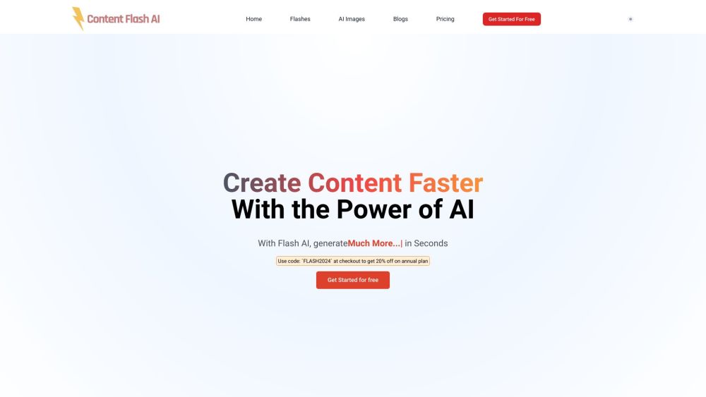 Content Flash AI: Blog, Email, Video Script Generator & More