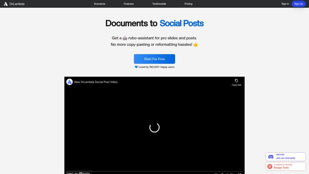 DrLambda.ai: AI Agent for Professional Slides and Posts Creation