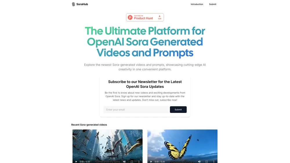 SoraHub: AI Creativity, Sora Videos & Prompts, All-in-One Platform