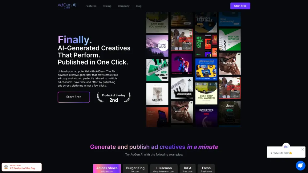 AdGen AI: Create 100+ Ads Fast, Boost Performance, Save Time